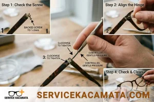 Cara Mengatasi Engsel Kacamata Longgar 2